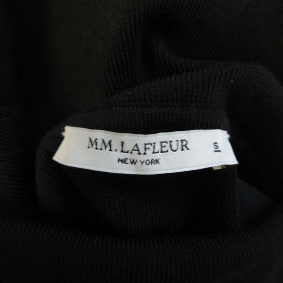 MM LaFleur The Harlem Knit Skirt S Black Jardigan Office Siren Minimalist 450 - Picture 2 of 6